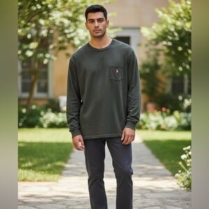 Polo Ralph Lauren Dark Green Long Sleeve Tee